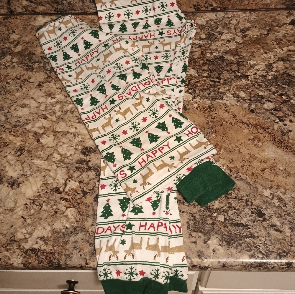 Carter's size 14 holiday Christmas pajamas two-piece holiday PJ size 14. - Picture 2 of 4